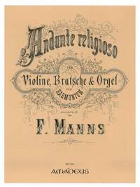 Manns, F: Andante Religioso Op. 14