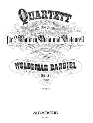 Bargiel, W: Streichquartett a-Moll A minor op. 15b