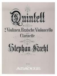 Krehl, S: Quintett A-Dur A major op. 19