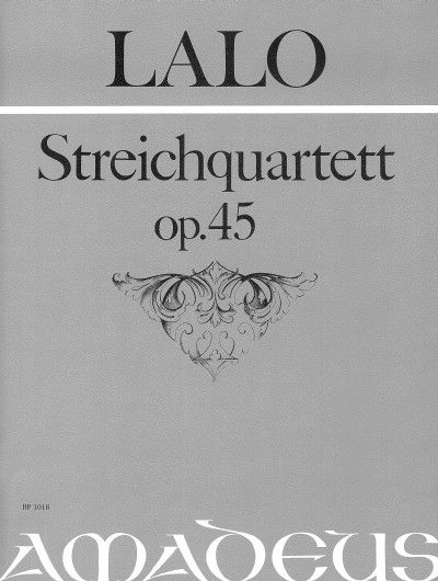 Lalo, É: Quartet Eb major E flat major op. 45