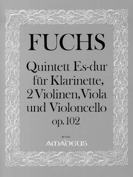 Fuchs, R: Quintett Es-Dur E flat major Op.102