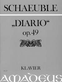 Schaeuble, H: Diario op. 49