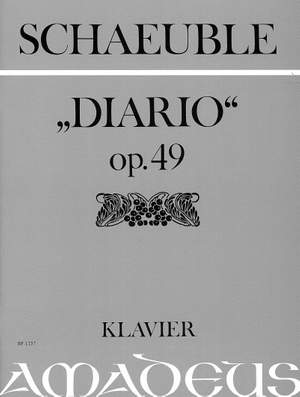 Schaeuble, H: Diario op. 49