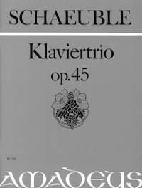 Schaeuble, H: Trio op. 45