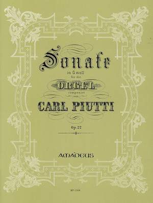Piutti, C: Sonata G minor for organ op. 22