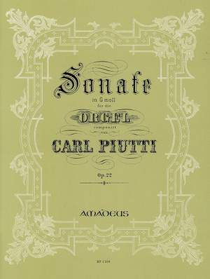 Piutti, C: Sonata g-Moll für Orgel G minor op. 22