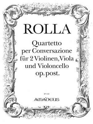 Rolla, A: Quartetto per Conversazione op. posth