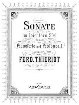 Thieriot, F: Sonata in easy style op. 56