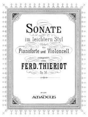 Thieriot, F: Sonata in easy style op. 56
