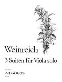 Weinreich, J: 3 Suites for Viola solo