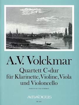 Volckmar, A V: Quartett Nr. 3 in C-Dur C major