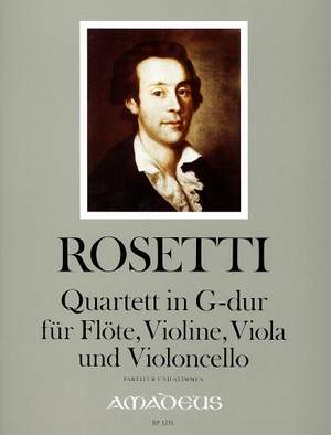 Rosetti, F A: Quartett in G-Dur G major RWV D16 Reihe D: Bd. 3