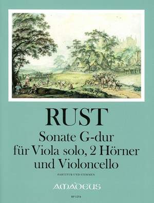 Rust, F W: Sonate in G major