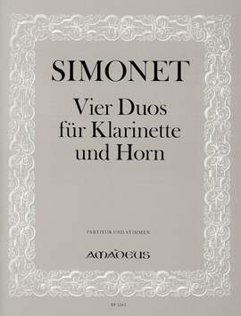 Simonet, F: Vier Duos