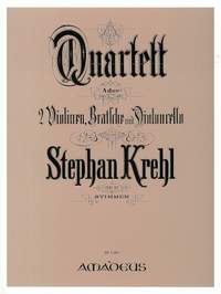 Krehl, S: String Quartet in A op. 17