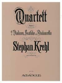 Krehl, S: Streichquartett A-Dur A major op. 17