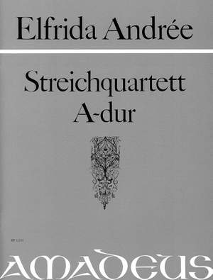 Andrée, E: String Quartet A major op. posth.