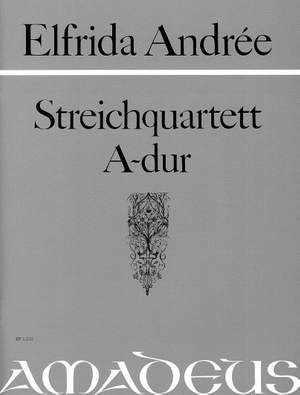 Andrée, E: Streichquartett A-Dur A major op. posth.