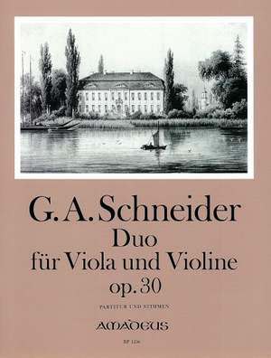 Schneider, G A: Duo op. 30