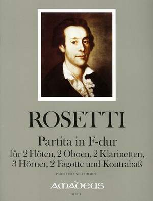 Rosetti, F A: Partita in F Major RWV B20
