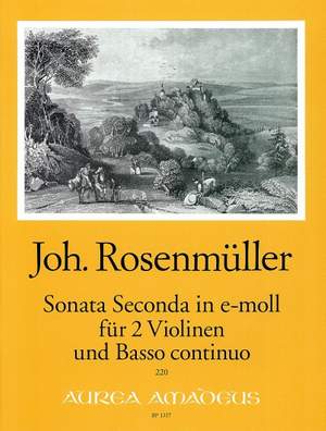 Rosenmueller, J: Sonata seconda E minor