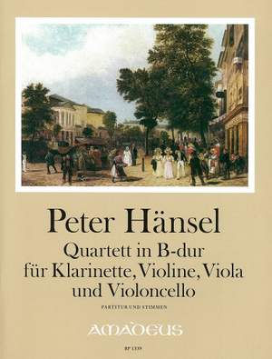 Haensel, P: Quartett B-Dur B flat major op. 19