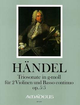 Handel, G F: Trio sonata G minor G minor op. 5/5