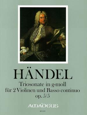 Handel, G F: Trio sonata G minor op. 5/5