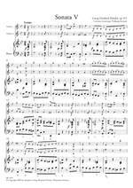 Handel, G F: Trio sonata G minor op. 5/5 Product Image