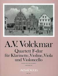 Volckmar, A V: Quartett Nr. 2 F-Dur F major