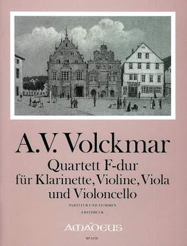 Volckmar, A V: Quartett Nr. 2 F-Dur F major