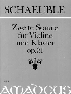 Schaeuble, H: Sonata 2 Op. 31 op. 31