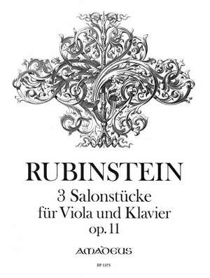 Rubinstejn, G: 3 Salonstuecke op. 11