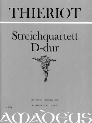 Thieriot, F: String Quartet in D