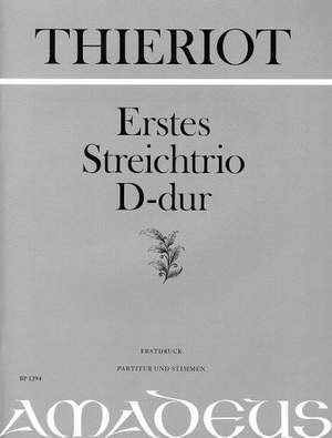 Thieriot, F: 1. Trio in D
