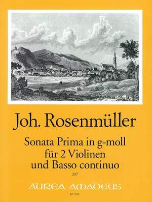 Rosenmueller, J: Sonata Prima in G Minor