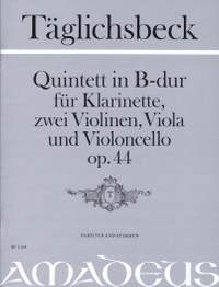 Taeglichsbeck, T: Quintett B-Dur B flat major op. 44