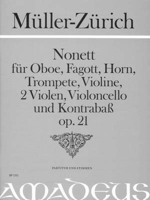 Mueller-Zuerich, P: Nonett op. 21