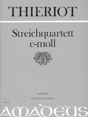 Thieriot, F: String Quartet C Minor