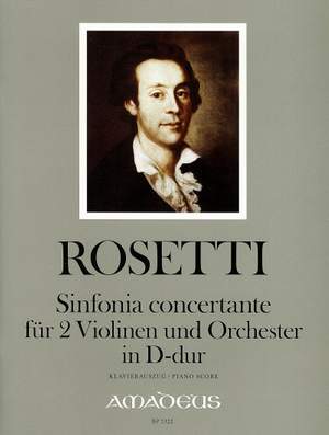 Rosetti, F A: Sinfonia Concertante in D Major Murray RWV C14