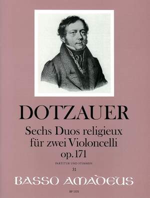 Dotzauer, J J F: 6 Duos religieux op. 171