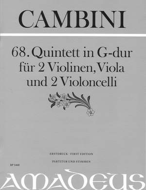 Cambini, G G: 68. Quintet