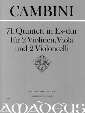 Cambini, G G: 71. Quintet In Eb Major