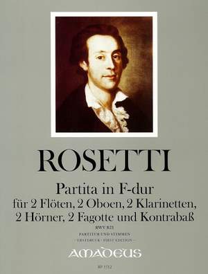 Rosetti, F A: Partita in F RWV B21