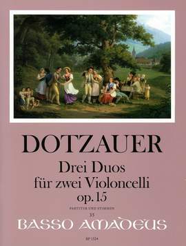 Dotzauer, J J F: Drei Duos op. 15