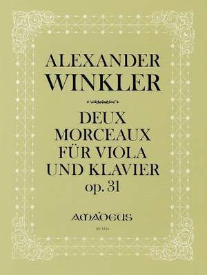 Winkler, A: Deux Morceau op. 31