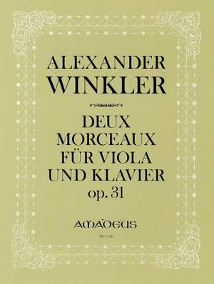 Winkler, A: 2 Morceaux op. 31