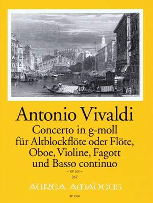 Vivaldi, A: Concerto in G Minor RV 105