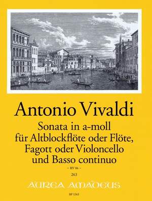 Vivaldi, A: Sonata in A Minor RV 86
