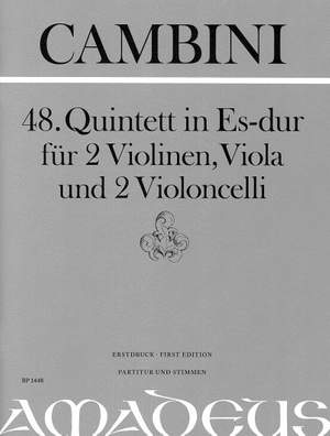 Cambini, G G: Quintet no.48 in E flat